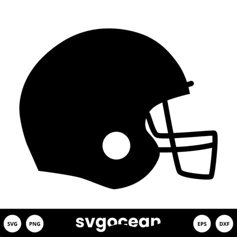 Football Helmet SVG vector for instant download - Svg Ocean — svgocean