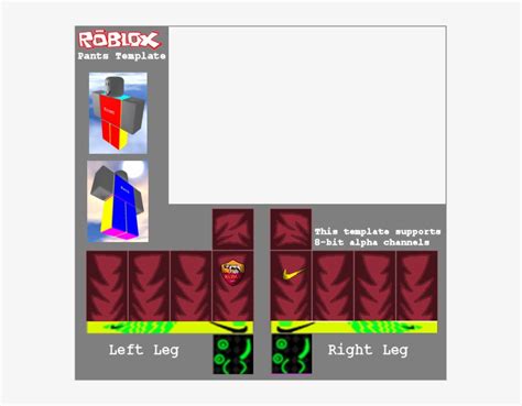 Roblox Suit Pants Template