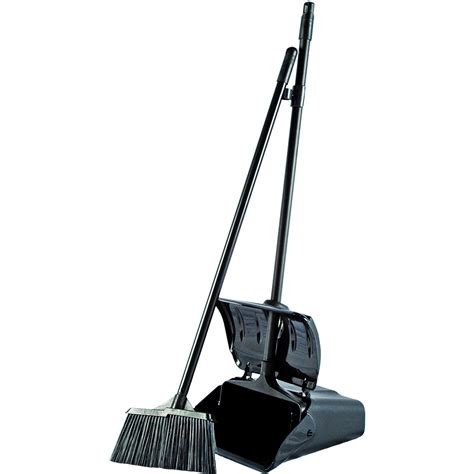 Dustpan and Broom Set – Black - Supersteam