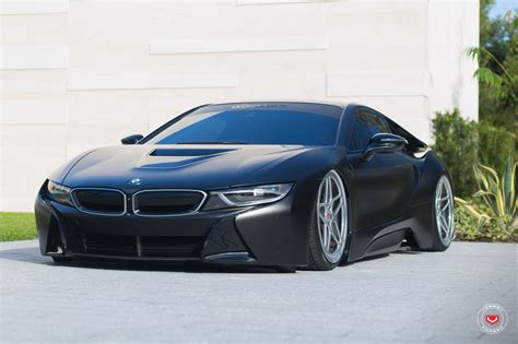 #BMW #i8 #eDrive #Coupe #VOSSEN #Wheels #Black #Pearl #Provocative ...