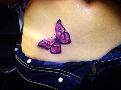 Pink Butterfly tattoo | tattoo's i will probably never get | Pinterest