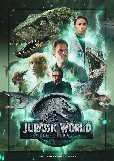 Jurassic world "Fallen Kingdom" poster created by Unai Lizarza ...