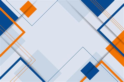 Modern Abstract Geometric Background Blue and Orange