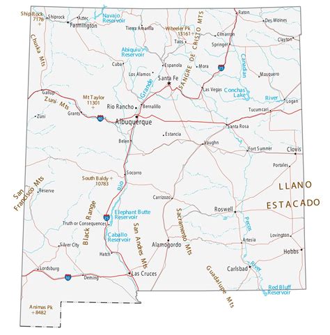 State New Mexico Map - Robin Christin