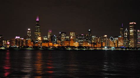 🔥 [80+] Chicago Night Skyline Wallpapers | WallpaperSafari