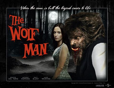 The Wolfman 2010 poster by smalltownhero on DeviantArt