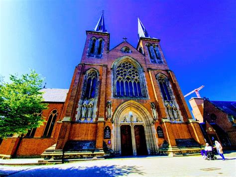 The Roman Catholic cathedral of St Chad in the snow hill area of ...