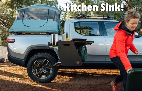 Now the Rivian R1T Electric Pickup Truck Comes with a Kitchen Sink and ...