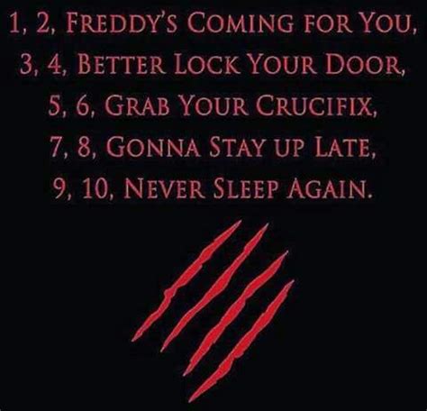 Freddy Krueger Theme Song Lyrics