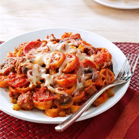 Wagon Wheel Pasta Toss Recipe | Taste of Home