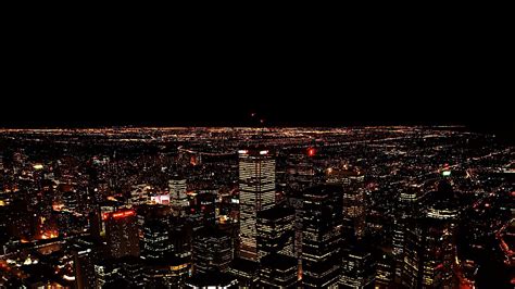 City Lights Wallpaper - Night City Top View