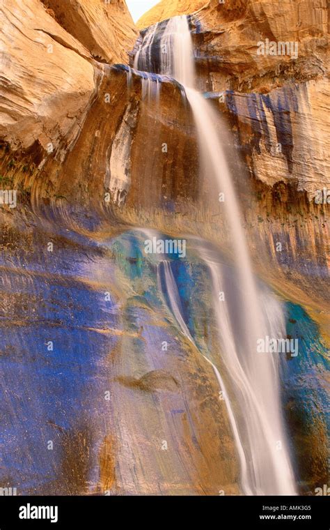 Lower Calf Creek Falls, Utah, USA Stock Photo - Alamy