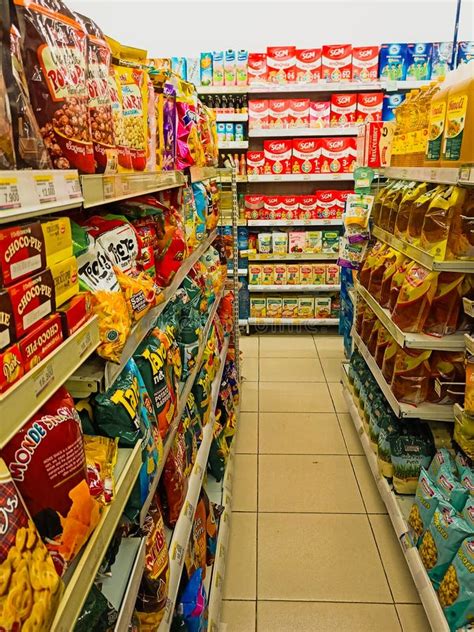 Grocery Store Aisle Full of Chips and Snacks Editorial Stock Photo ...