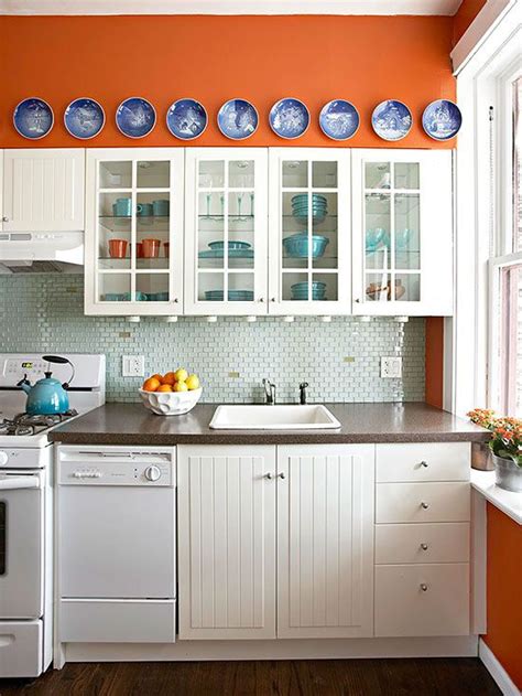 27 Cheerful Orange Kitchen Decor Ideas - DigsDigs