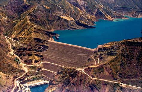 Man Made Structures: Nurek Dam, Tajikistan