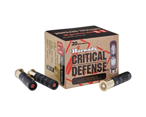 Hornady Critical Defense 410 Gauge 2.5" Defender 20rd