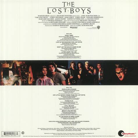 VARIOUS - The Lost Boys (Soundtrack) (reissue) Vinyl at Juno Records.