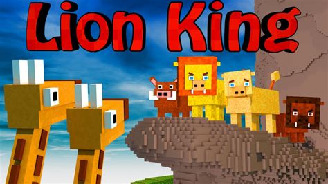 Minecraft Mods | MORPH HIDE AND SEEK - The Lion King Mod! - YouTube