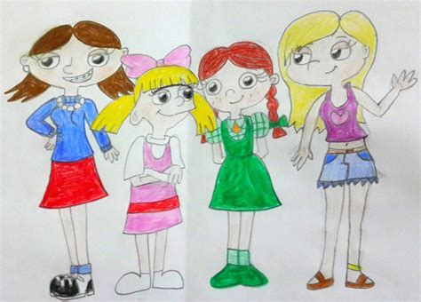 hey arnold DeviantArt helga pataki ruth p. mcdougal lila sawyer summer ...