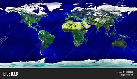 High Resolution Colored World Map Image & Photo | Bigstock