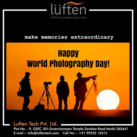 #WORLDPHOTOGRAPHYDAY | World photography day, Photography day, World ...