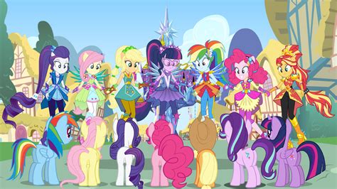 Ponies Meeting The Human Counterparts by DashieMLPFiM on DeviantArt