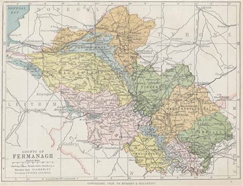 Map of County Fermanagh