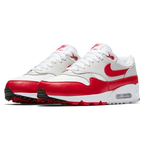 Nike Air Max 90/1 WMNS 'University Red' (White/University Red-Neutral ...