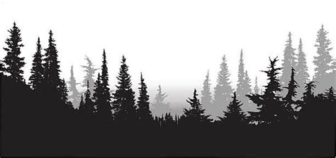 Image result for mountain treeline clipart Silhouette Tattoos ...