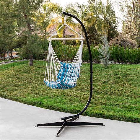 Hammock Chair C Stand Solid Steel For Hammock Air Porch Swing Chair | eBay