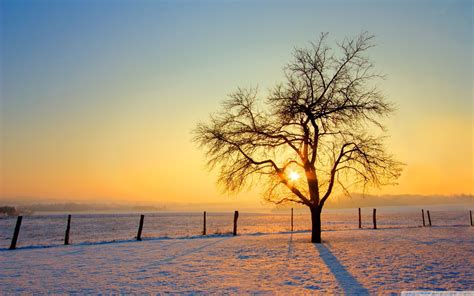 4K Winter Sunset Wallpapers - Top Free 4K Winter Sunset Backgrounds ...