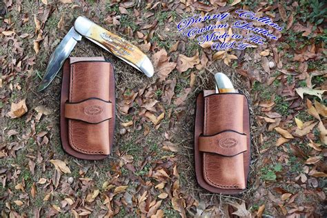 Case Folding Hunter Sheath, Cowboy knife sheath, Harness Leather Knife ...