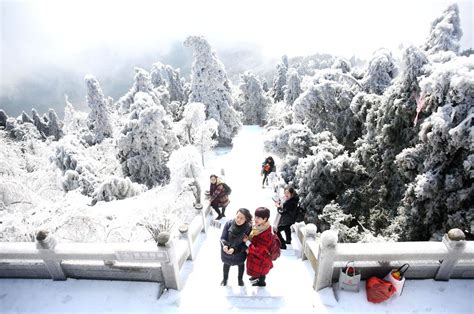 CHINA-HUNAN-SNOW-SCENERY