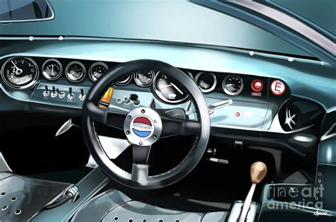 Ford Gt40 Interior Photograph by Uli Gonzalez