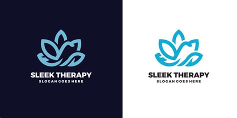 sleek therapy logo design free Vector and free SVG 38237347 Vector Art ...