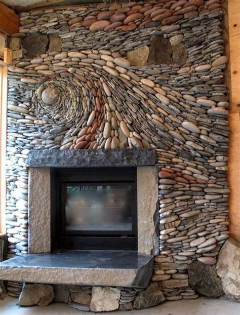 Stone Work Around Fireplace – I Am Chris