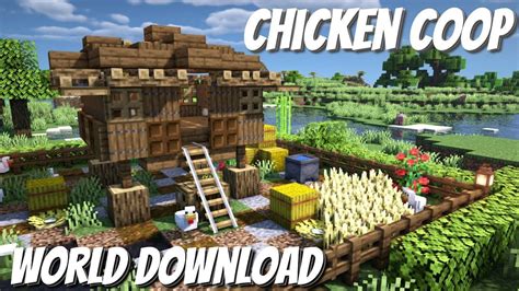 Minecraft Chicken Coop | How to Make a Chicken House in Minecraft ...