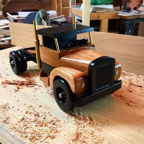 Wooden truck Matt Vintage car retro truck | Etsy | Wooden truck, Wooden ...