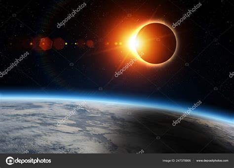 Solar Eclipse Earth Solar Eclipse Mysterious Natural Phenomenon Moon ...