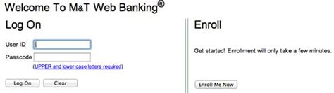 M&T Online Banking on www.onlinebanking.mandtbank.com