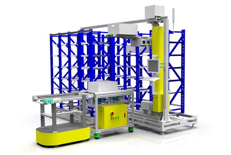 3D design of small and medium-sized automated warehouse