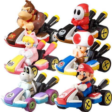 Hot Wheels MARIO KART Rosalina Toadette Birthday Princess Daisy Peach ...