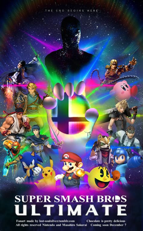 Infinity War inspired Fanart poster of Super Smash Bros Ultimate. Made ...