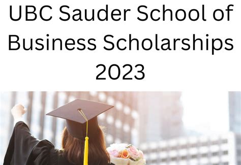 $60,000 Scholarship for International Masters Degree Students at UBC ...