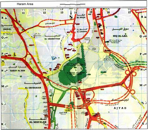 Useful Maps for Pilgrims to Makkah & Madinah | Pilgrimage Sites | Al ...