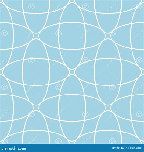 Navy Blue and White Geometric Ornament. Seamless Pattern Stock Vector ...