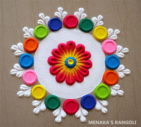 Colorful Flower Felt Craft for Diwali Decoration