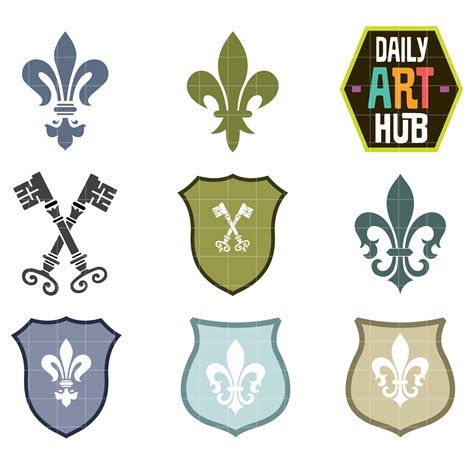 Royal Symbols Clip Art Set – Daily Art Hub // Graphics, Alphabets & SVG