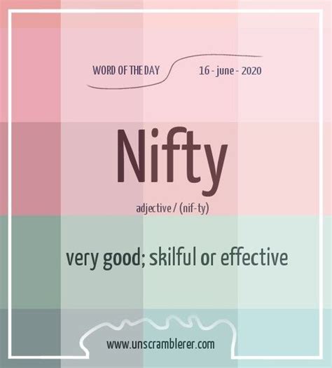 Unscramble NIFTY | 15 Words With NIFTY Unscrambled | English vocabulary ...