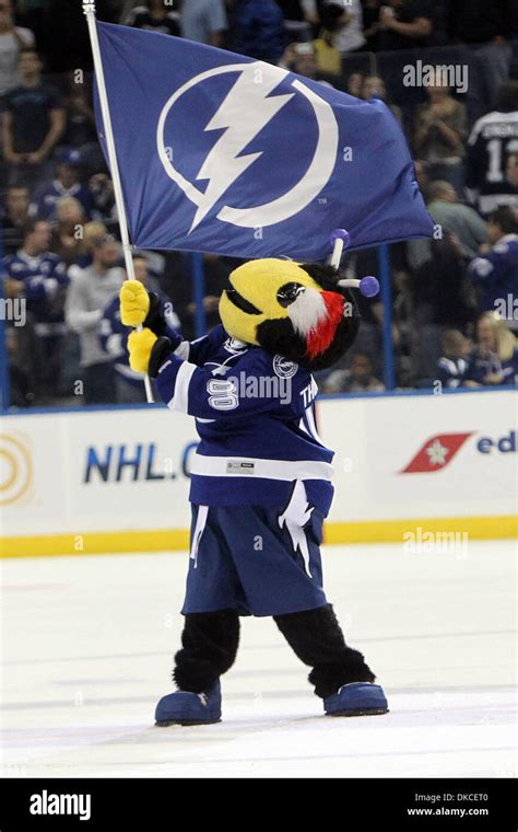 Oct. 22, 2011 - Tampa, Florida, U.S - Tampa Bay Lightning Mascot during ...